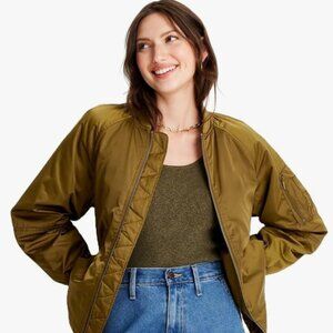 A New Day Green Bomber Jacket XS